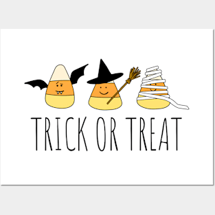 Trick or Treat Candy Corn Posters and Art